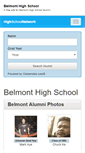 Mobile Screenshot of belmonthighschoolalumni.com